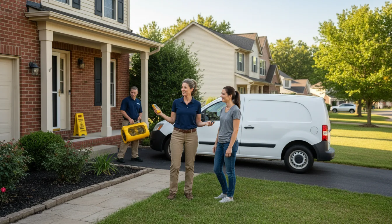 Water restoration image for Water Damage & Restoration Services in Durand, MI